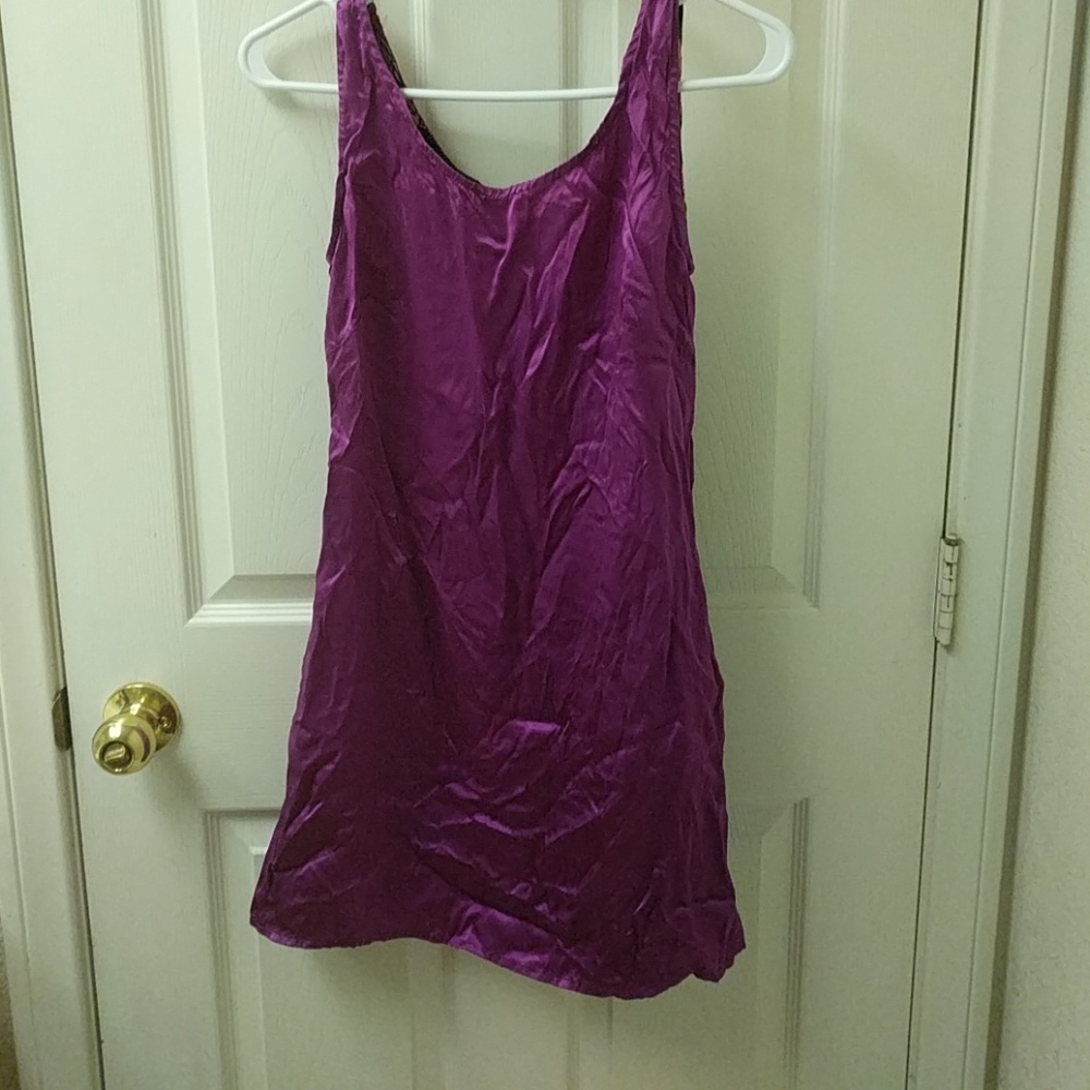 Petro Zillia purple silk dress size M